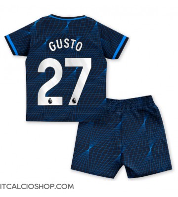 Chelsea Malo Gusto #27 Seconda Maglia Bambino 2023-24 Manica Corta (+ Pantaloni corti)